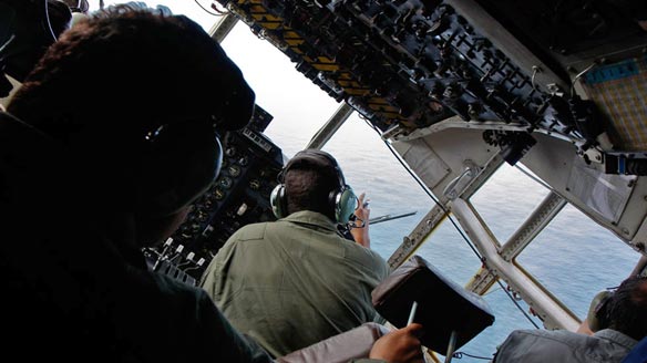 debris search by Brazil military aircraft