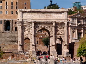 Arch of Septimius Severus in the Roman Forum